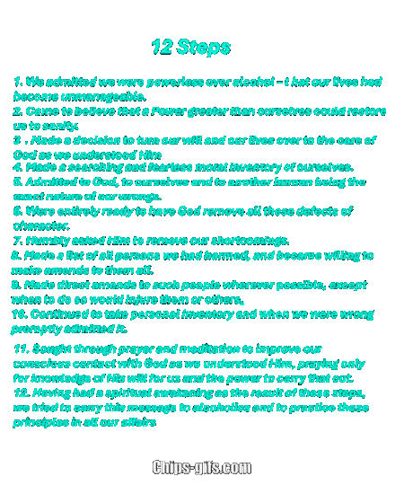 12_Steps Of Alcoholics Anonymous