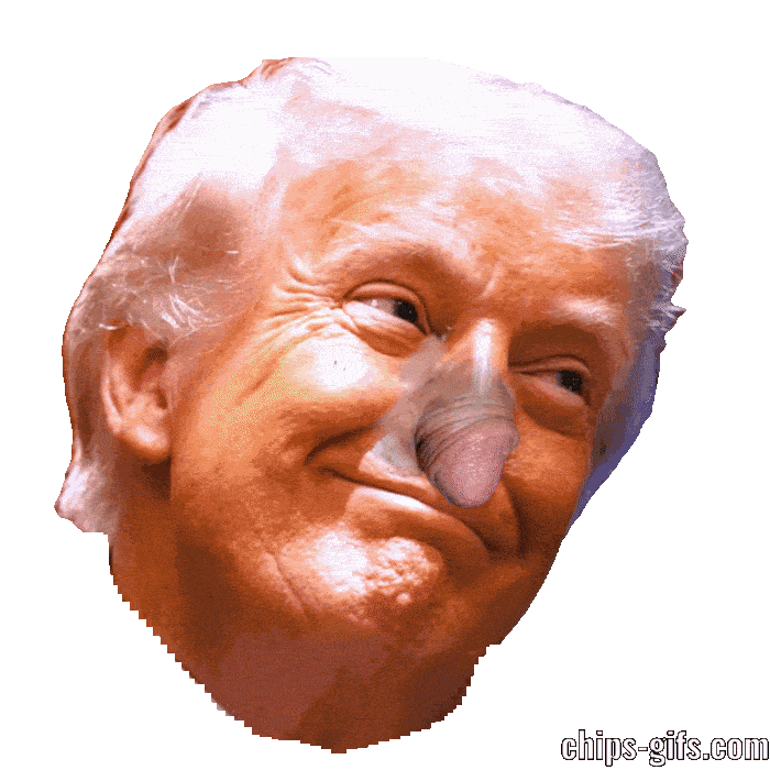 images of Trump with a dickface