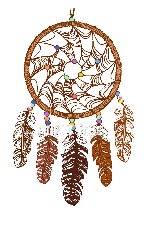  a dream catcher that keeps changing with the hopi traditional quote on a transparent background