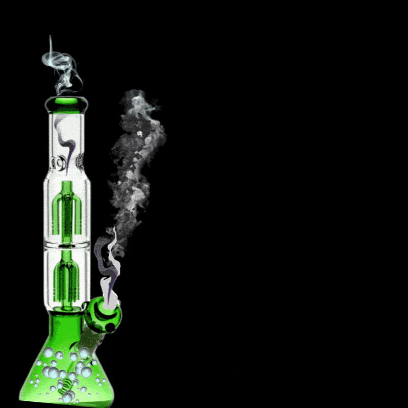 420 Animated image of 2 bongs smoking With a beautiful sunset in the background, An eagle swoops down and grabs a fish right from the middle of the picture which is overlaid with animated type saying 'Keep calm' at the top and 'hit the bong' at the bottom