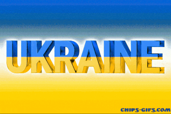 Starts with the Ukrainian flag with big block letters across it reading ‘Ukraine.’ It then alternates to sunflower fields, with the sky and ground staying in the same blue-and-yellow colors as the flag, and the dividing line between blue and yellow staying identical in each frame. The final frames read ‘Support Ukraine.’