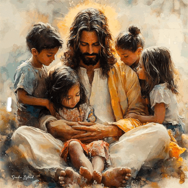 Bible verse Matthew 8 Become like children
